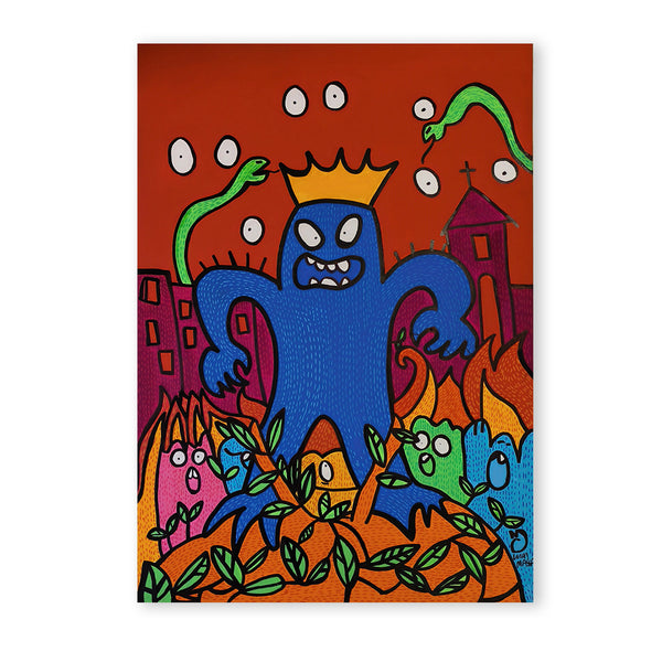 LUIGI MASSA - Malevera - ACRILICO SU TELA