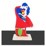 MARCO LODOLA - SUPERHEROES - SERIGRAFIA DA APPOGGIO IN PLEXIGLASS