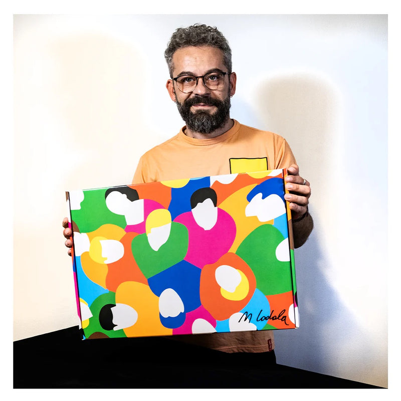 MARCO LODOLA - SUPERHEROES - SERIGRAFIA DA APPOGGIO IN PLEXIGLASS