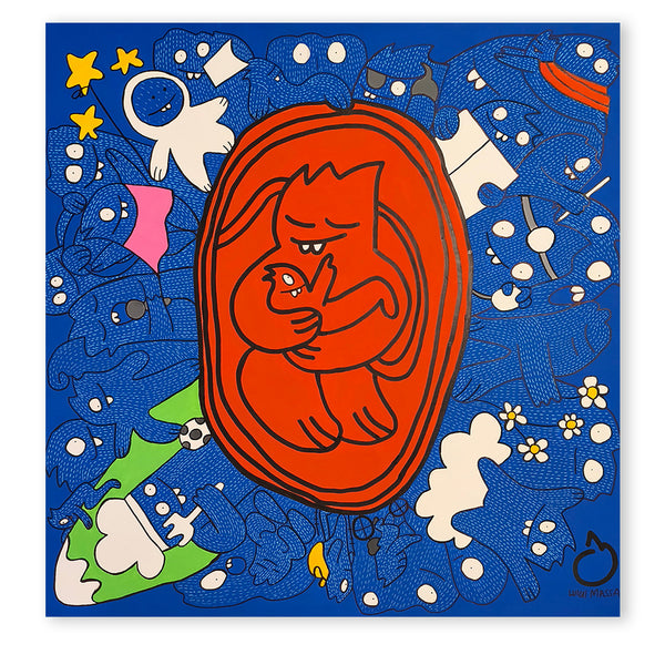 LUIGI MASSA - Mater Familias - ACRILICO SU TELA