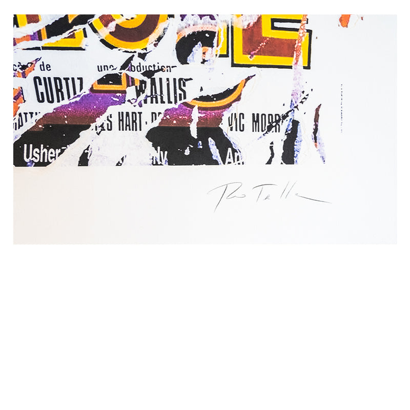 Mimmo Rotella - King Creole - Décollage