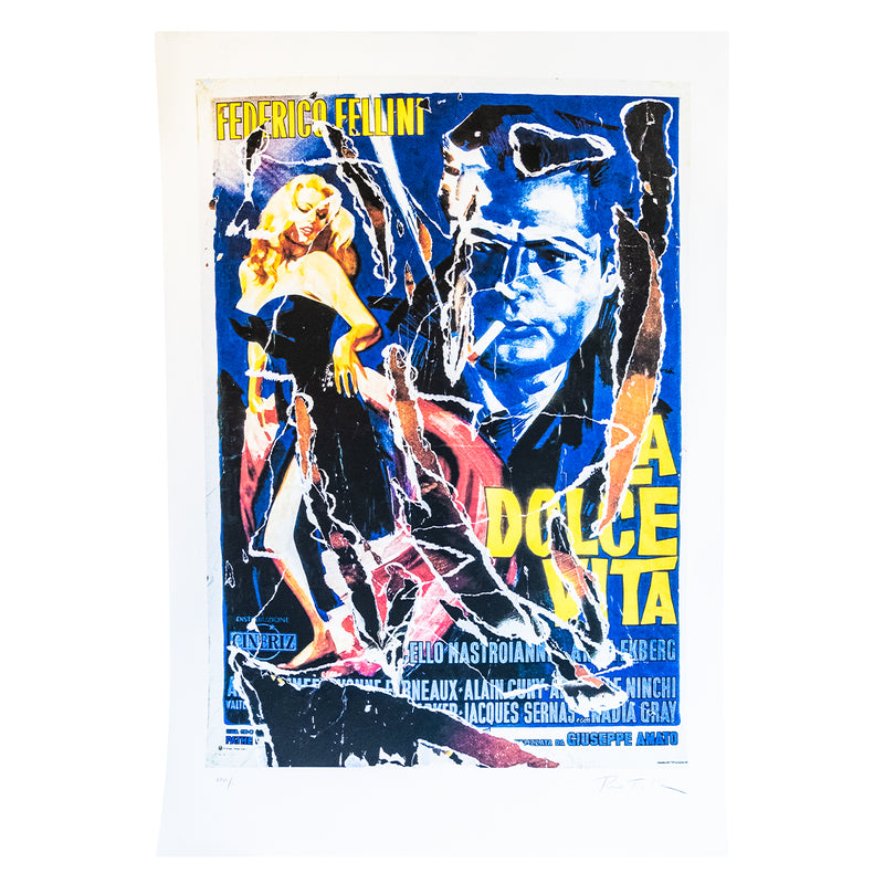 Mimmo Rotella - La dolce vita - Décollage