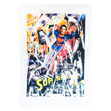 Mimmo Rotella - Superman - Décollage