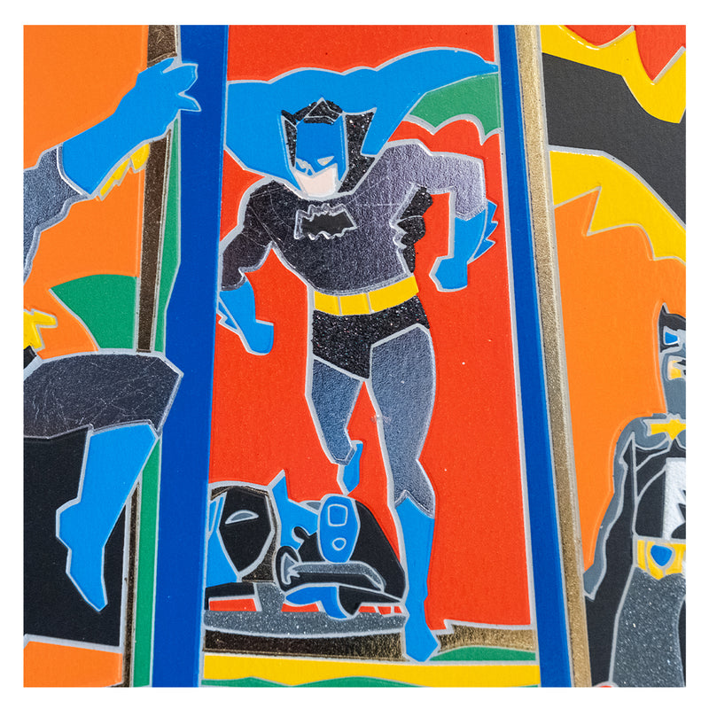 Ugo Nespolo - BatMan - Serigrafia