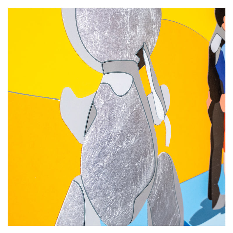 Ugo Nespolo - Inflatable Jeff - Serigrafia