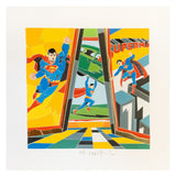 Ugo Nespolo - SuperMan - Serigrafia