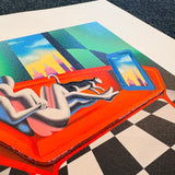 Mark Kostabi - Parallel Identity - Serigrafia UV