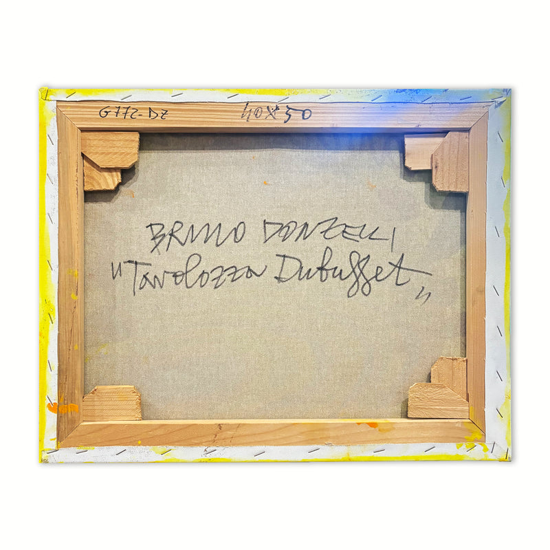 Bruno Donzelli - Tavolozza Dubuffet - Tecnica mista su tela