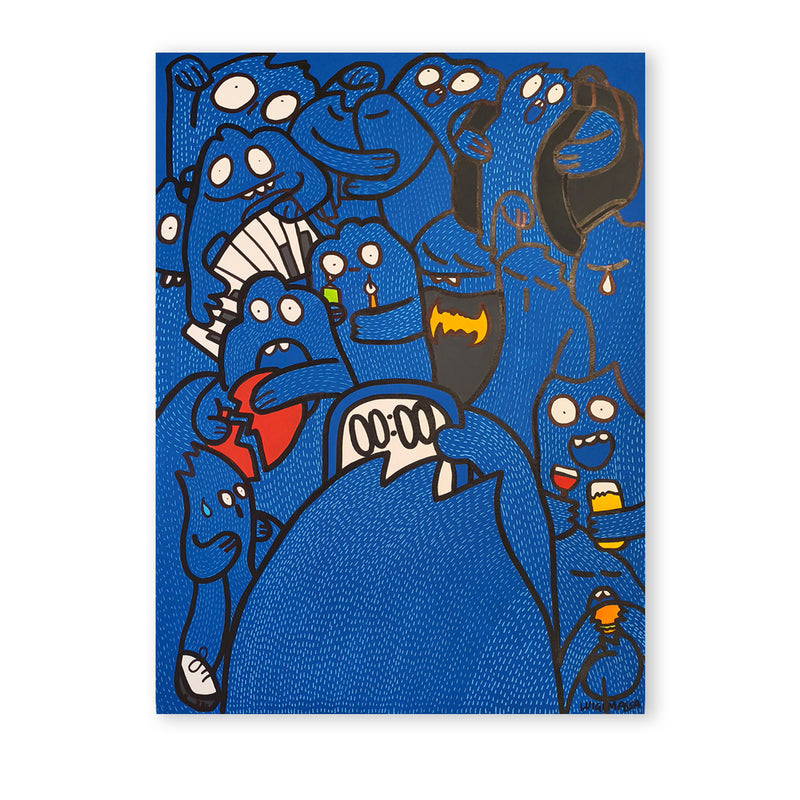 Luigi Massa - Sciò - Tutte queste cose passare - ACRILICO SU TELA