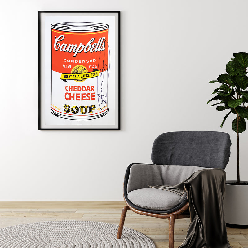 Andy Warhol - Cheddar Cheese - Litografia firmata a mano