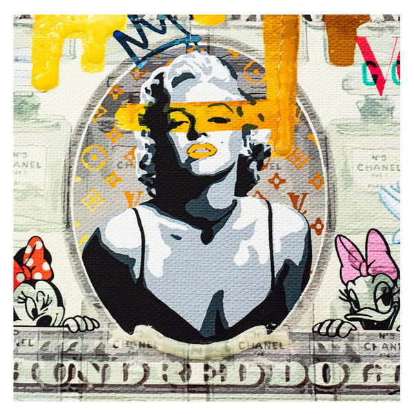 La Rouge -  Dollar Marilyn - Fine Art Giclee